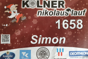 Kölner Nikolauslauf Startnummer